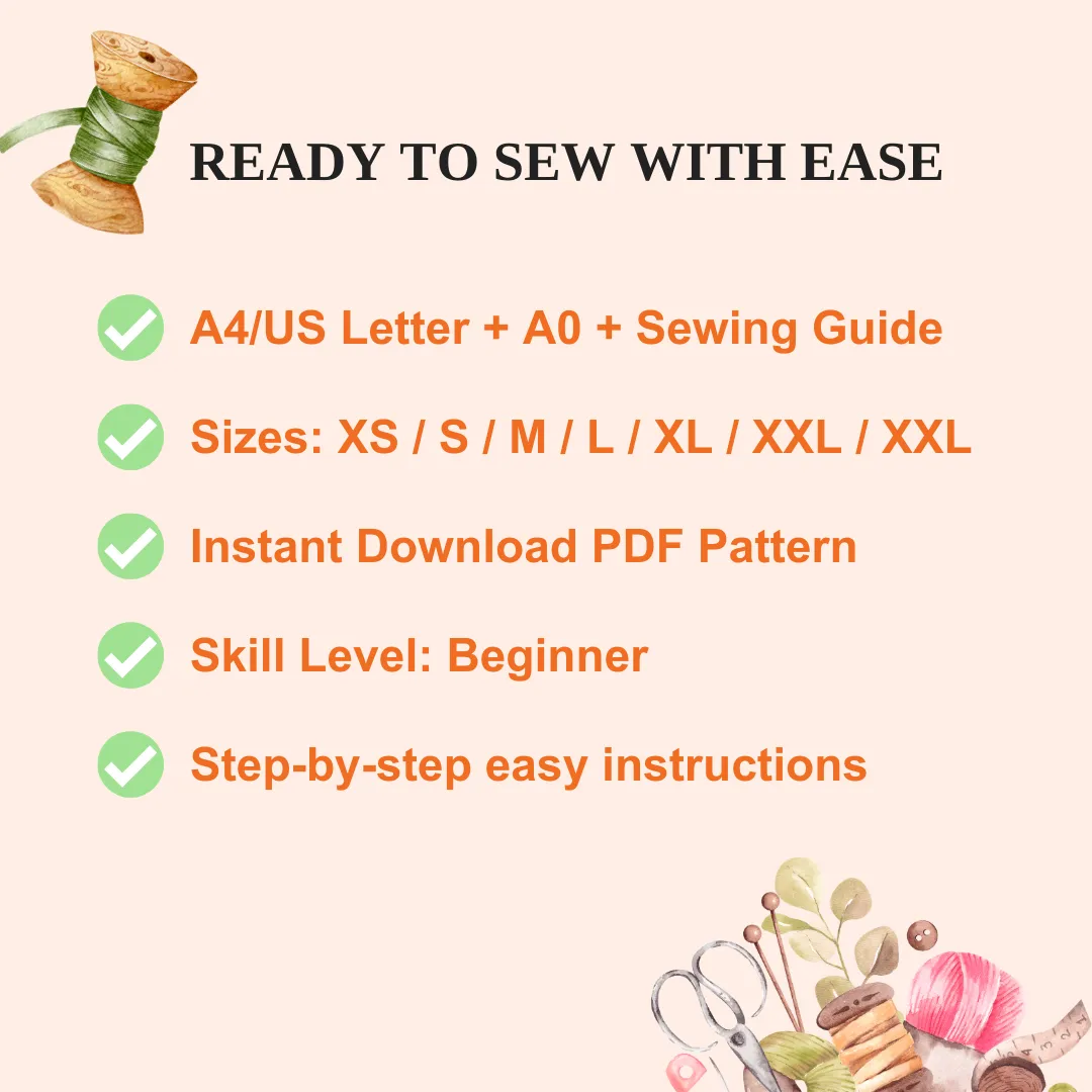 Suit Set PDF Sewing Pattern