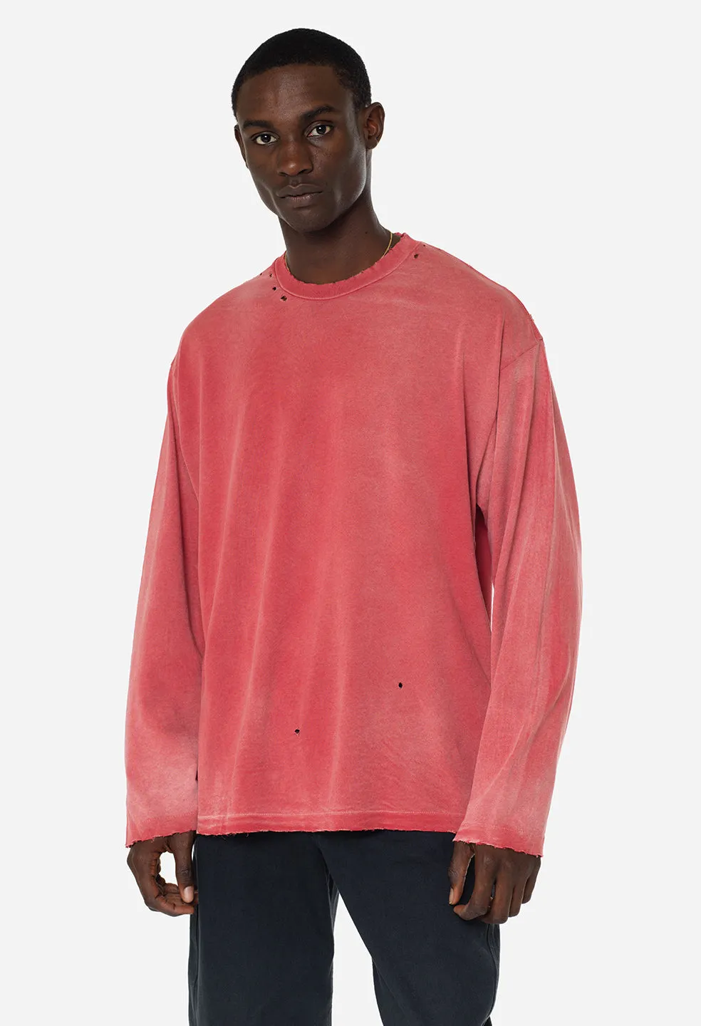Sundrenched Folsom Ls Tee / Vintage Red