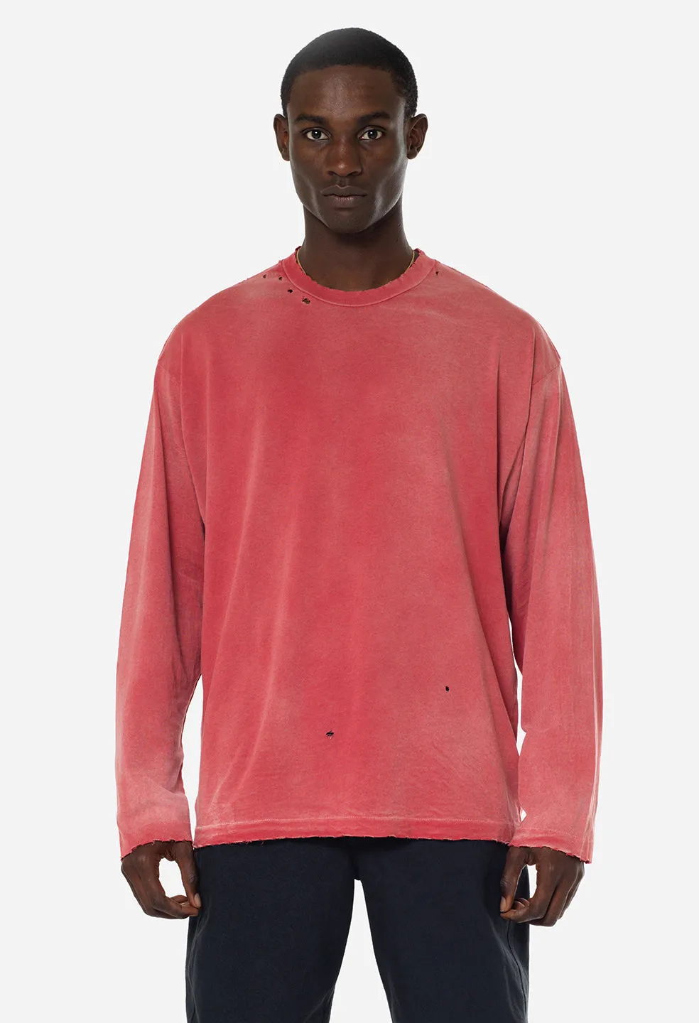 Sundrenched Folsom Ls Tee / Vintage Red