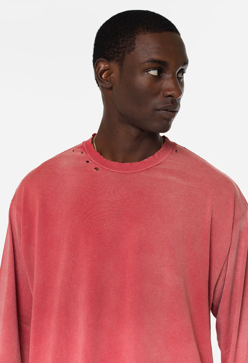 Sundrenched Folsom Ls Tee / Vintage Red