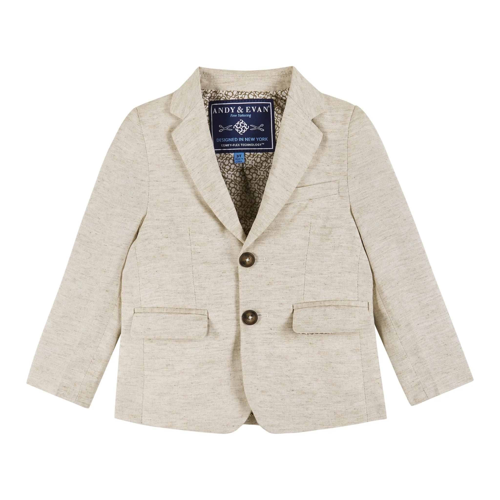 Two-Piece Linen Suit | Stone