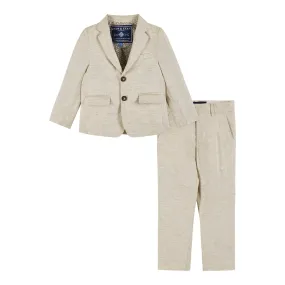 Two-Piece Linen Suit | Stone