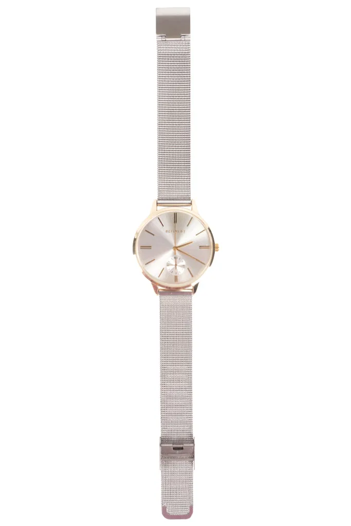 Two Tone Watch _ 150756 _ Silver