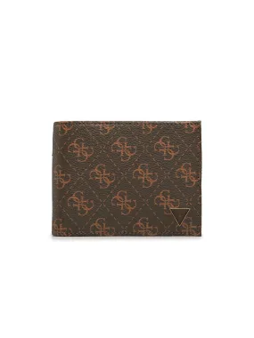 Vezzola Smart Billfold W SF W CP - Brown/Mustard