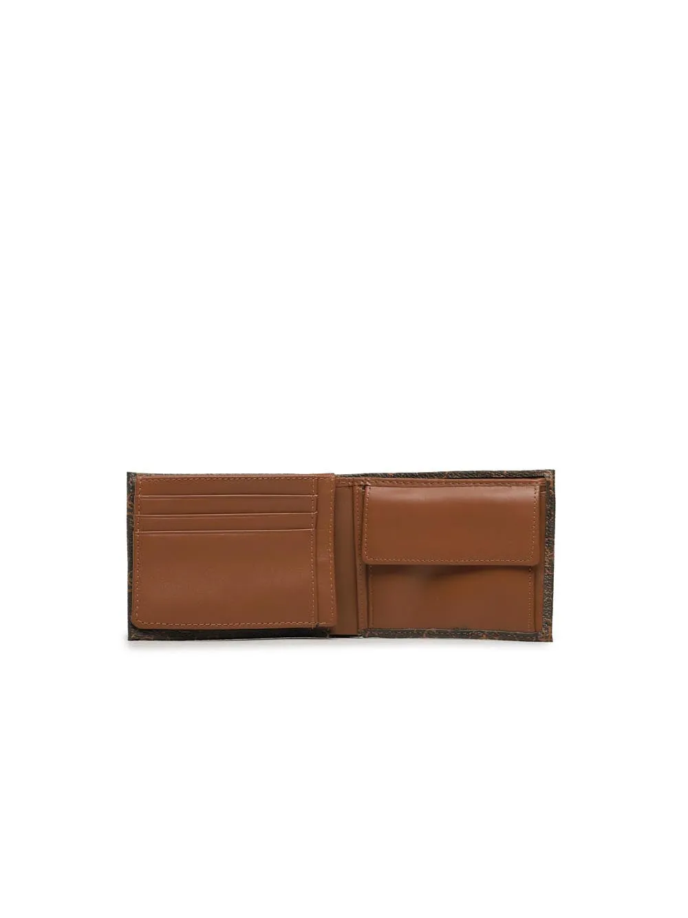 Vezzola Smart Billfold W SF W CP - Brown/Mustard