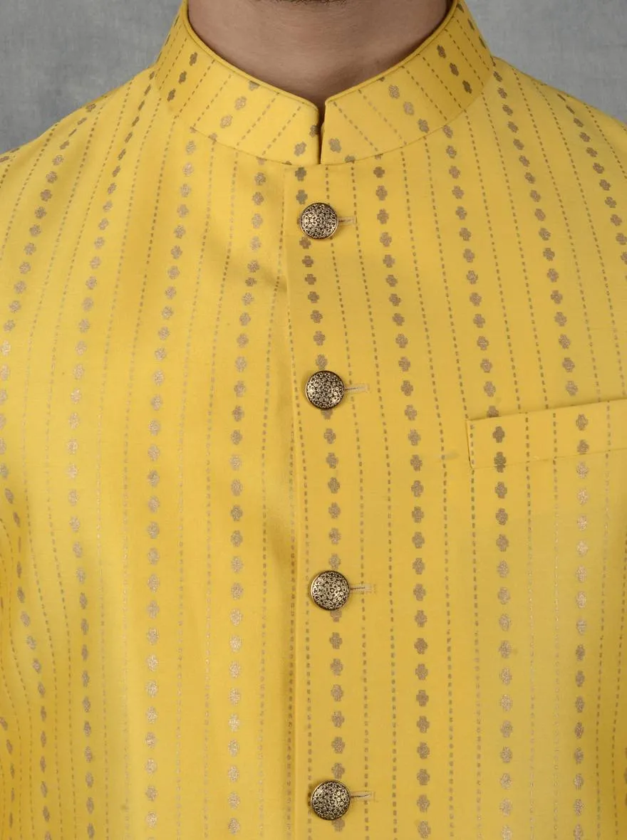 Yellow Bandhgala Jacket | TULA